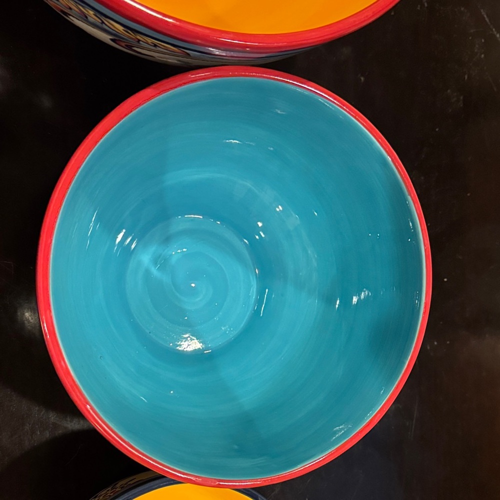 Colorful Ceramic Bowl Set - Picture 3 of 14